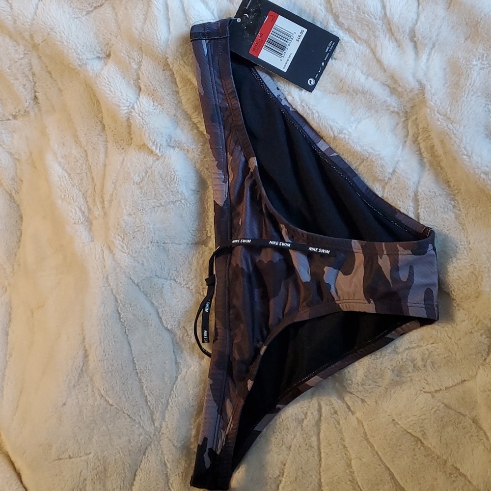 Women's Nike camouflage swim bottoms
